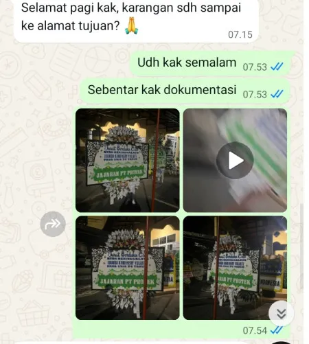 Pengiriman Papan Bunga Selamat Modernland Tangerang
