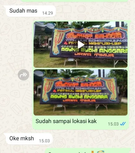 Pengiriman Papan Bunga Modernland Tangerang