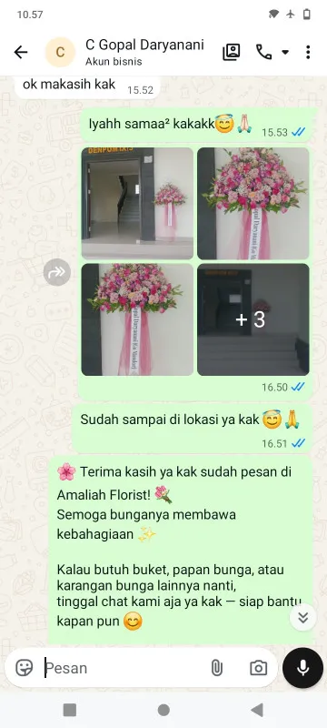 Pengiriman Karangan Bunga Modernland Tangerang