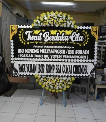 Papan Bunga di Modernland Tangerang